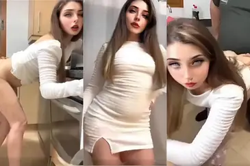 Bule Russia Selebrgram Doggy Brutal Memek Tembem Becek